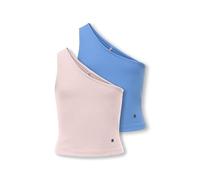ONLY 2-Pack Kognessa Life Oneshoulder Top Jrs 2 Unidades, Regatta, 158-164 (Pack de 2) para Mujer
