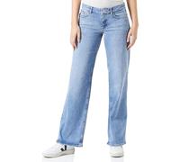 ONLY A/S Onljuicy LW Wide Leg Dnm Rea365 Noos Jeans, Mezclilla De Color Azul Claro, 26W x 30L para Mujer