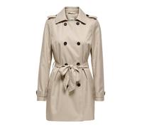 ONLY Abrigo de entretiempo 'Megan' beige oscuro XS beige oscuro