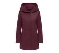 ONLY Abrigo de entretiempo 'ONLBlake' rojo vino XS EUR