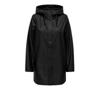 ONLY Onlnewellen Raincoat CC Otw Impermeable, Negro, M para Mujer