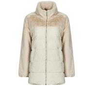 Only Abrigo de plumas ONLWANJA FUR PUFFER MIX COAT CC OTW in Beige EU M