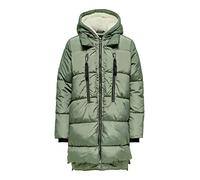 ONLY Abrigo femenino búfer largo, Blanco (Sea Spray), M