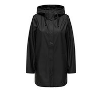 ONLY Abrigo impermeable para mujer Onlnewellen Cc OTW, Negro, S