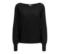 ONLY Adaline Life Mujer Jersey de Punto Negro S 80% Viscosa,20% Nylon Regular