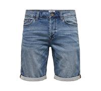 Only and Sons Ply Life Blue Shorts Hombre Pantalones Cortos Azul XL