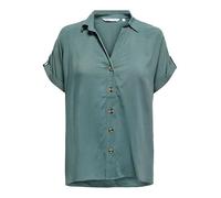 ONLY ASMIN - Camiseta S/S WVN Noos, Bálsamo Verde, XS