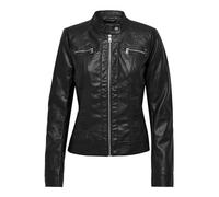 ONLY Bandit Faux Leather Biker Mujer Chaqueta imitación cuero Negro XL 100% viscosa