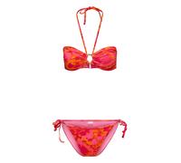 ONLY Bikini 'ONLJULIETTA-MARSEILLE' mandarina / fucsia / rojo sangre L mandarina / fucsia / rojo sangre
