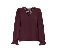 ONLY Blusa 'METTE' rojo vino L rojo vino