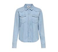 ONLY Blusa 'ONLCHARLIZE' azul denim M azul denim