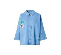 ONLY Blusa 'ONLGRACE' azul denim / esmeralda / lila / mora L azul denim / esmeralda / lila / mora
