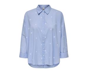 ONLY Blusa 'ONLNEW LINA' azul ahumado / azul claro S azul ahumado / azul claro