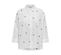 ONLY Blusa 'ONLNEW LINA' negro / blanco XL negro / blanco