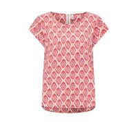 ONLY Blusa 'ONLVIC' beige claro / rojo / óxido M beige claro / rojo / óxido