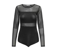ONLY Onlesther Glitter L/S Body JRS, Negro, L, Negro, L