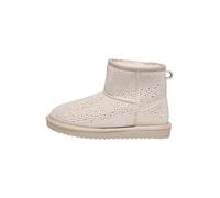 ONLY, Onlfeodora Teddy Lined Rhinestone Boot Mujer, beige, 38 EU
