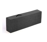 ONLY BOXES Caja para Jamón y Paletilla - Cartón Negro con Asa - 80x25,5x13 cm - Pack de 2 Unidades