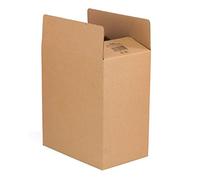 ONLY BOXES Pack 10 cajas cartón para 6 botellas de Vino Cava Champagne Licor con colmena separadora incorporada fabricada cartón ondulado. Apta para empaquetar cajas de 6 botellas, AMA725