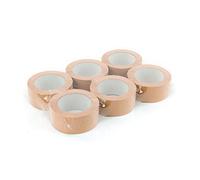 ONLY BOXES, Pack de 6 Cintas adhesiva de embalar ecológica fabricada en papel kraft de calidad con adhesivo. Precinto tamaño 50mm x 50m Eco ideal para empaquetar y pegar cajas de cartón