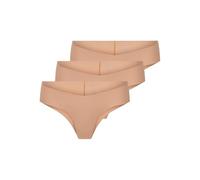 ONLY Brief 3-Pack Acc Onltracy V Cut Cheeky-Parrilla de 3 Piezas, Tawny Birch, L (Paquete de 3) Mujer, Tawny Birch, L
