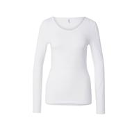 Only Onllive Love Life L/s Oneck Top Noos Jrs Camiseta, Blanco, L para Mujer
