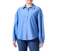 ONLY Camiseta de Manga Larga para Mujer Onlarja L/S Solid WVN Noos, Azul, XXL