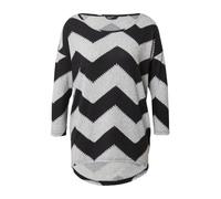 ONLY Camiseta 'Elcos' gris claro / negro S gris claro / negro