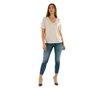 ONLY Camiseta Elise Kalamata, Beige, L