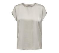 ONLY Onllieke S/S Satin Mix Top Wvn Noos Blusa de Manga Corta, Morado, M para Mujer