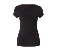 Only Onllive Love Life Basic - Camiseta para Mujer, Negro, XS