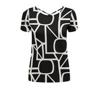 ONLY Camiseta 'ONLBERA' negro / blanco S negro / blanco