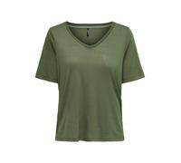 ONLY ONLELISE S/S V-Neck Top JRS, Calamata., XL