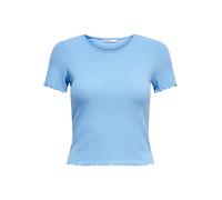 ONLY Onlemma S/S Top Corto Noos Jrs Chaqueta, Mujer, Ultramarino, L