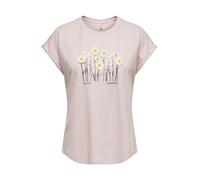 ONLY Camiseta 'ONLJANY' amarillo / lila / negro / blanco L amarillo / lila / negro / blanco