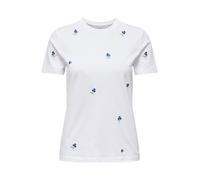 ONLY Camiseta 'ONLKetty' azul / verde / verde pastel / blanco lana M azul / verde / verde pastel / blanco lana
