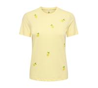 ONLY Camiseta 'ONLKita' amarillo / amarillo claro / verde M amarillo / amarillo claro / verde