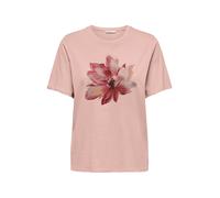 ONLY Camiseta 'ONLKita' beige / talco / borgoña XS beige / talco / borgoña