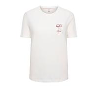ONLY Camiseta 'ONLKITA' bronce / offwhite XS bronce / offwhite