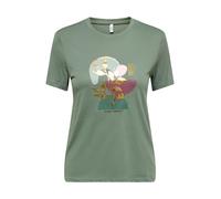 ONLY Camiseta 'ONLKITA' oro / jade / pino / lila XS oro / jade / pino / lila