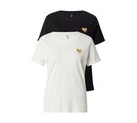 ONLY Camiseta 'ONLKita' oro / negro / blanco XS oro / negro / blanco