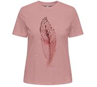 ONLY Camiseta 'ONLKITA' rosa / borgoña XS rosa / borgoña