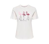 ONLY Camiseta 'ONLKITA' rosa / rosa / frambuesa / offwhite XS rosa / rosa / frambuesa / offwhite