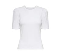 ONLY Onllive Love 2/4 Pufftop Jrs Noos Top, Blanco, Large Mujeres
