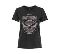 ONLY Camiseta 'ONLLUCY' beige / gris oscuro / malva / negro L beige / gris oscuro / malva / negro