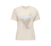 ONLY Camiseta 'ONLLUCY' crema / azul claro, Talla XL