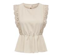 ONLY Camiseta 'ONLMETTE' beige XS beige
