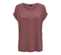Only Onlmoster S/S O-neck Top Noos Jrs Camiseta, Marrón (Rose Brown), S para Mujer