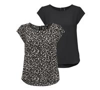 ONLY Camiseta Onlvic S/S AOP Top Ptm para Mujer, Blusa, Manga Corta, 44