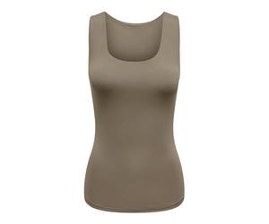 ONLY Camiseta para Mujer ONLEA, Nogal, M